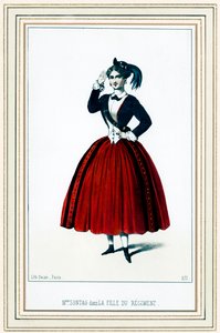 Henriette Sontag, Duitse sopraan, in Donizetti