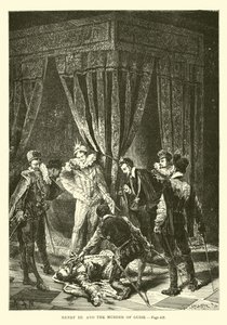Hendrik III en de moord op Guise door French School