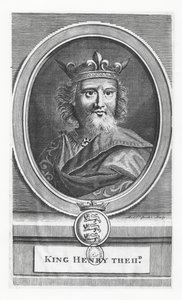 Hendrik II, Koning van Engeland (gravure) door French School