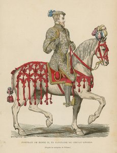 Hendrik II van Frankrijk door French School