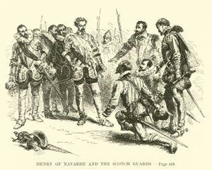 Hendrik van Navarra en de Schotse Wachten door French School