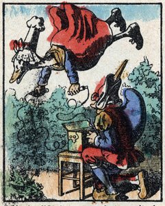 Geschiedenis van Dr. Pulcinella (Polichinelle). Houtsnede van Imaging Pellerin - Epinal, sd. Eind 19e eeuw. door French School