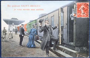 Vakantie ansichtkaart uit Saint-Brieuc