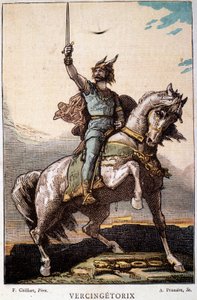 Te paard Vercingetorix door French School