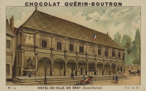 Stadhuis van Gray, Haute-Saone door French School