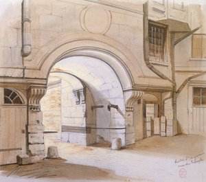Hotel de Saint-Aignan, Rue du Temple, Parijs door French School