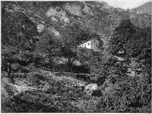 Huis van bandieten in de Pentica op Corsica.