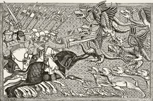 Hoe Alexander de draken bevocht en een soort beest genaamd schorpioen, uit 