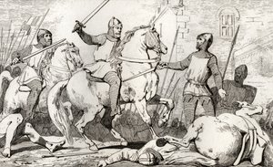 Hugh Capet (941-96) vangt Charles de Lorraine, uit 