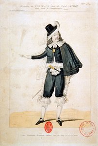 Hurteaux in de rol van Lord Enrico Ashton in de opera Lucie de Lammermoor van Gaetano Donizetti door French School
