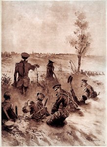 In de loopgraaf: een gewone grap van Engelse soldaten