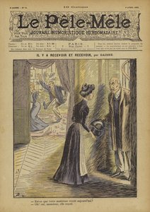 Il y a recevoir et recevoir. Illustratie voor Le Pele-Mele