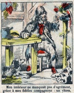 Illustratie voor het boek van Daniel Defoe 