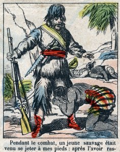 Illustratie voor het boek van Daniel Defoe 