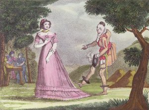Illustratie voor Riquet à la Houppe, sprookje door Charles Perrault (1628-1703), ca. 1820-30