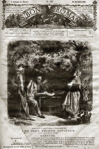 Illustratie voor de roman van Eugene Sue 