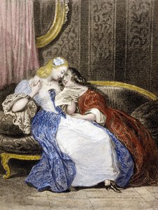 Illustratie uit Julie of de Nieuwe Heloise, ca. 1852
