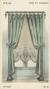 Illustratie uit interieurontwerpproductcatalogus van A R & Cie, Frankrijk door French School