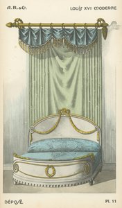 Illustratie uit interieurontwerpproductcatalogus van A R & Cie, Frankrijk door French School