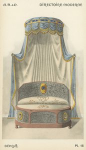 Illustratie uit interieurontwerpproductcatalogus van A R & Cie, Frankrijk door French School