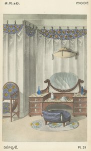 Illustratie uit interieurontwerpproductcatalogus van A R & Cie, Frankrijk