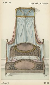 Illustratie uit interieurontwerpproductcatalogus van A R & Cie, Frankrijk door French School