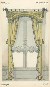 Illustratie uit interieurontwerpproductcatalogus van A R & Cie, Frankrijk door French School