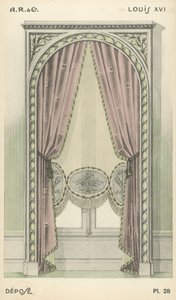 Illustratie uit interieurontwerpproductcatalogus van A R & Cie, Frankrijk door French School