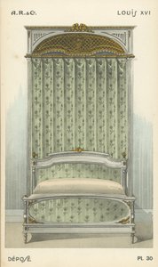 Illustratie uit interieurontwerpproductcatalogus van A R & Cie, Frankrijk door French School