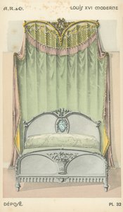 Illustratie uit interieurontwerpproductcatalogus van A R & Cie, Frankrijk door French School