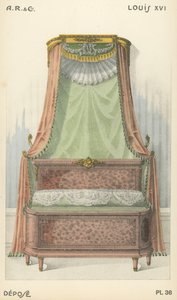 Illustratie uit interieurontwerpproductcatalogus van A R & Cie, Frankrijk door French School