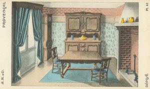 Illustratie uit interieurontwerpproductcatalogus van A R & Cie, Frankrijk