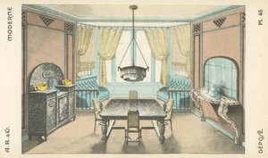Illustratie uit interieurontwerpproductcatalogus van A R & Cie, Frankrijk