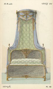 Illustratie uit interieurontwerpproductcatalogus van A R & Cie, Frankrijk door French School