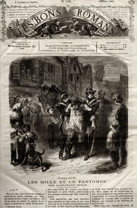 Illustratie uit de roman 