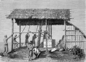 Illustratie gepubliceerd in de editie van 1862 van 