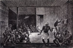 Illustratie gepubliceerd in de editie van 1862 van 
