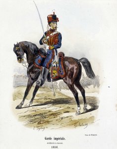Keizerlijke Garde: Artillerie te paard in 1854 - in 