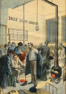 In een daklozenopvang door French School