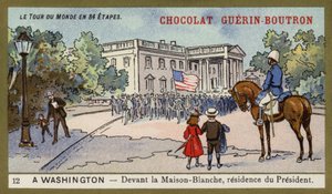 Voor het Witte Huis, residentie van de president, Washington DC door French School