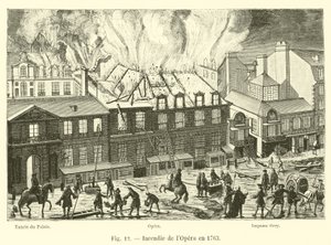 Brand van de Opera in 1763