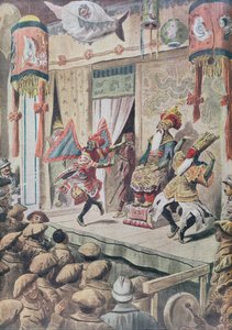Indochinees theater voor het vermaak van troepen uit Indochina in Frankrijk tijdens de Eerste Wereldoorlog