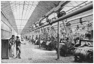 Industriële Weverij in Bagatelle, 1884