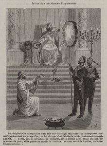 Inwijding van een Grote Pontiff (gravure)