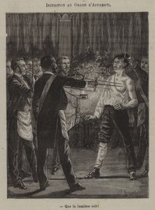 Inwijding tot de graad van leerling. "Er zij licht!" door French School