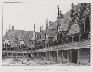 Binnenplaats van de Hospices de Beaune