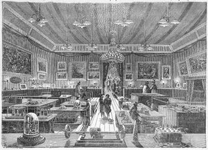 Binnen in het Palais de l