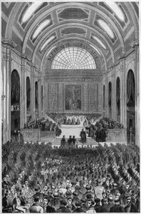 Instelling van de Magistratuur: beëdigd op 3 november 1849 in Parijs.
