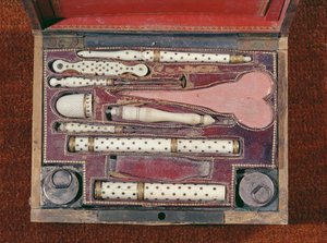 Instrumentenkoffer voor vaccinaties, ca. 1820