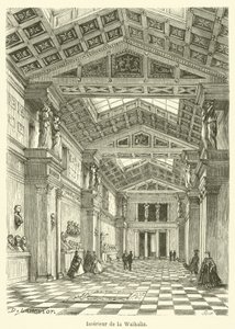 Interieur van de Walhalla door French School